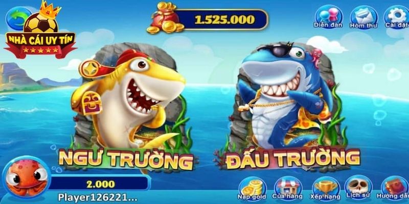 Các loài cá nhỏ trong bắn cá nhân ngư để người mới tích điểm